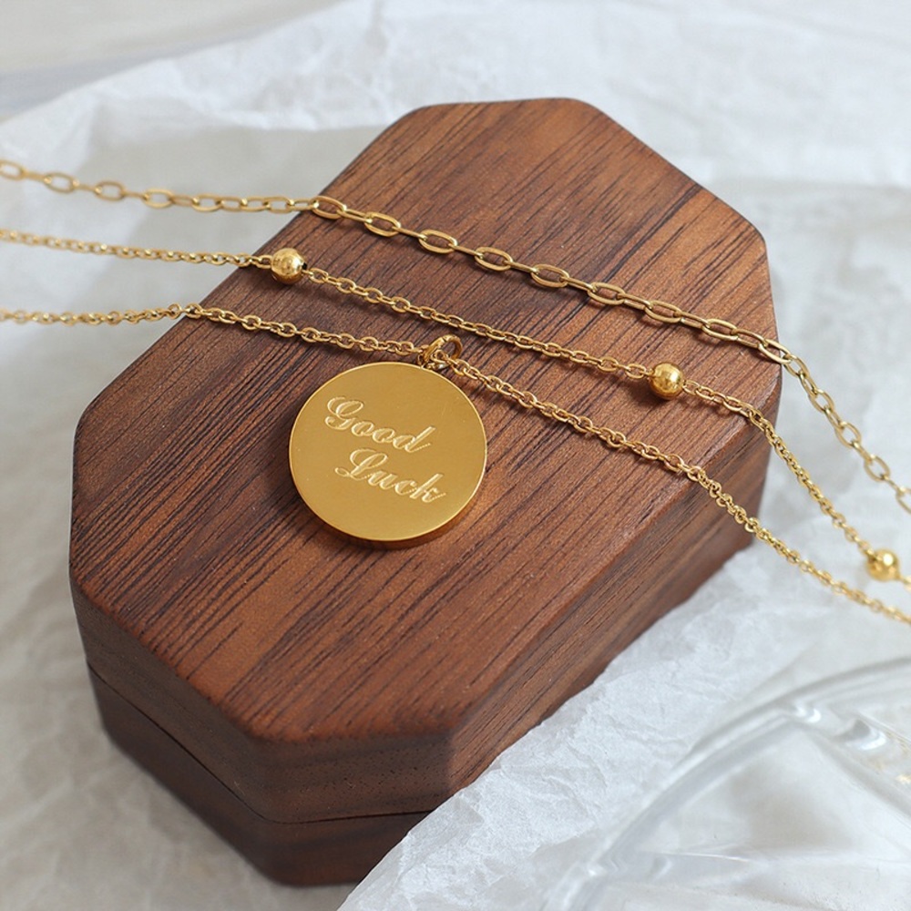 18K Gold Plated Fashion Stacking Necklace